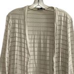 Premise Women's Ivory Open Knit Cardigan Sweater Size M Lightweight Photo 1