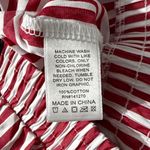 Lulu Mac Red and White Striped Women's Shorts Size XL Photo 5