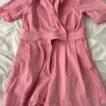 Day + moon pink denim romper Photo 0