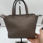 Kate Spade New York Owl Top Handle Crossbody Bag Taupe Saffiano Leather Photo 4