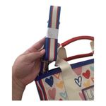 Brighton New Red White and You mini tote shoulder bag hearts cute kawaii purse m Photo 2