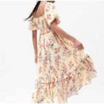 Love Shack Fancy GAP x  puff sleeve floral maxi dress with pockets Size Medium Photo 2