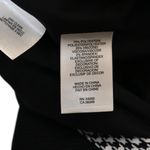 Anne Klein Women's 10 Black Houndstooth Neck Lined Sheath Dress Photo 7