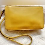 Furla Yellow Leather Clutch Wristlet Bag 9” X 5.5” Approximately Photo 10