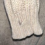 Vintage 70s PQS Womens Wool Full Zip Up Cable Knit Sweater Size L Beige Flaws Size L Photo 2