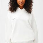 Pangaia Logo Printed Hoodie White Size XS Photo 0