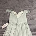 Kleinfeld NWT mint color bridal party dress. SIZE 4 Green Photo 4