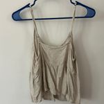 Abercrombie & Fitch Abercrombie Linen Babydoll Tank Top Photo 1