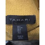 Tahari  Sweater Pullover Womens‎ Large Mustard Yellow Crewneck Long Sleeve Casual Photo 4
