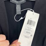 Eileen Fisher Womens Open Front Stretch Bracelet Sleeve Blazer Black Size PP NWT Photo 6