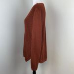 Stitch Fix  RD Style Josslyn V-Neck Sweater Burnt Orange Chunky Knit Cotton Large Photo 8