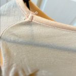 Bordeaux  Semi Sheer Peachy Orange Dolman Sleeve Boxy Fit Blouse - Size Small Photo 8