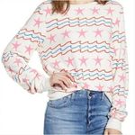 Wildfox Sea Stars & Stripes Baggy Beach Sweater Sweatshirt size Large Photo 0