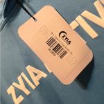 Zyia  NWT Blue Uppercut Crop Hoodie size Medium Photo 9