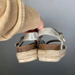 Steve Madden Steve‎ Madden | Silver Glitter Platform Sandals 3 Photo 3