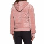 Champion  Pink Beige Velour Puffer Jacket - S Photo 6