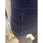 Athleta Front Zip Ruched Cap Sleeve Blue Short Sleeve Shirt Women's Size Small Photo 3