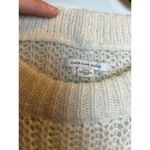 American Eagle White Crewneck Large Knit sweater Size Small Closet Staple Winter Photo 2