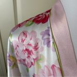 Oscar de la Renta Full Length Floral Silky Robe Kimono - Size XL Photo 2