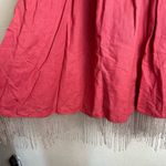 NEW EDDY gavin beaded fringe midi dress in rhubarb Size XS Photo 6