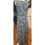 Charter Club  Black & White Floral 100% Silk Maxi Dress - 14 Photo 5