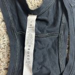 Lululemon Love Tank Top Black Pleated Back Pima Cotton Size 8 Photo 3