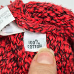 American Vintage Vintage Ani Barrie Sweater Vest USA made 100% Cotton Sz L Red Heart Grandmacore Photo 8