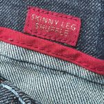 Ooh La La Sasson Blue Jeans Womens 12 Skinny Leg Shuffle Denim Casual Stretch Photo 6