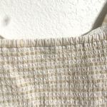 Old Navy  Womens Shirt Blouse Cream White Gingham Plaid Puff Sleeve Plus Size 2X Photo 6