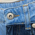 The Ragged Priest NWT  Quarter Panel Frayed Mom Colorblock Jeans Size 28 Photo 5