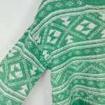American Eagle NWT  Fairisle Snowdrift Sweater Boxy Cozy Green Size XS NEW Photo 2