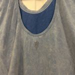 Free People Movement Blue Short Sleeve Shirt M/L Size M Photo 3