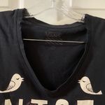 Vans  Black “Nice Tweets” Graphic V Neck Tee XS Photo 2