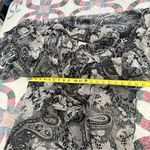 kim rogers  Size 16W Women's Black/White Floral Paisley Sheer Kimono Cardigan Photo 5