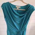 Michael Kors twist waist side knot midi dress, blue, size S‎ Blue Photo 1