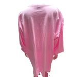 Comfort Colors GRL PWR Pink Long Sleeve Pajama Shirt 2XL All Cotton Photo 2