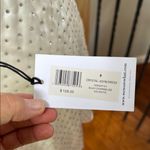 We Wore What White Asymmetrical Crystal Embellished Sundress with Tie back Photo 4