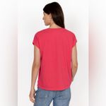 Johnny Was  Arla Emrboidered Relaxed T-Shirt Pink Multicolor Medium Photo 1