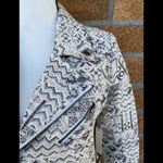 Anthropologie CAPULET TRIBAL METALLIC MOTO JACKET small Photo 3