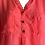 Umgee Women Top S Neon Orange Mixed Media Lace Girly Cottage Festival Vibrant Photo 6