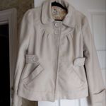 Anthropologie Tulle Cream Peacoat L like M Photo 8