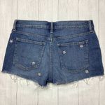 Gap  Denim Embroidered Flower Jean Shorts Size 28 Photo 5