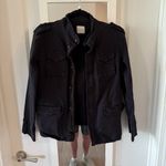 ANINE BING  Size Small Color Black  Army Jacket Black Pockets Zip Photo 1