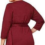 Fruit of the Loom Seek No Further by  Women's Plus Size Ponte ¾ Sleeve‎ V-Neck 2X Photo 1