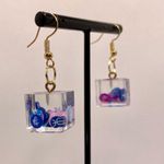 Astrology cube earrings Photo 1