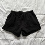 Victoria's Secret Victoria’s Secret PINK Black Sweat Shorts Womens Size XS Drawstring Athletic Photo 8
