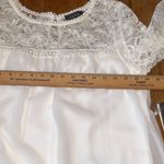 Luxology ‎ Ivory Lace Long Sleeve Dress Size 10 Mini Photo 6