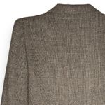 Vintage 70s Wool Suit 2 Piece Skirt Blazer Peabody House Houndstooth Size 11 12 Tan Photo 10