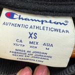 Champion American University navy long sleeve pullover crew neck sweatshirt XS Photo 5