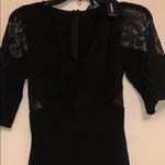 EXPRESS New long black dress with lace design Photo 3